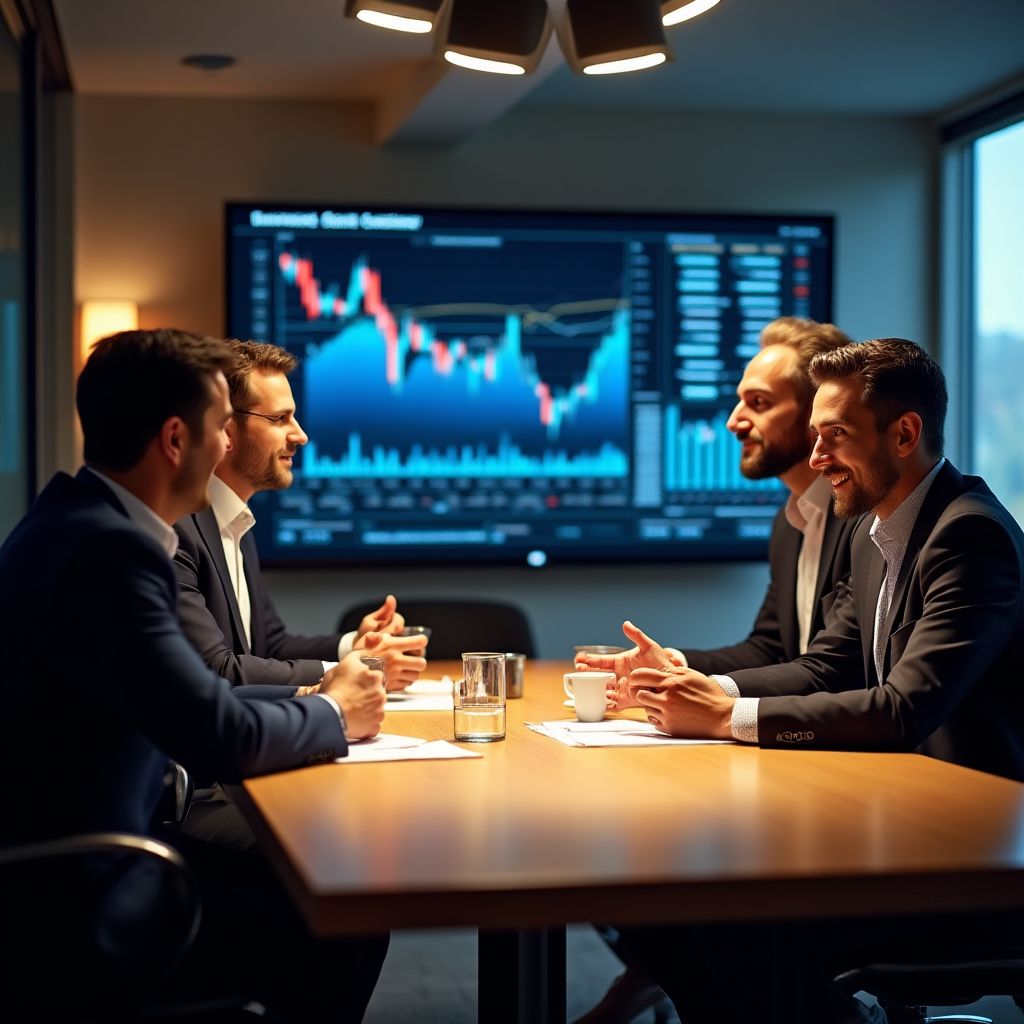 Fundadores da Academia de Investimentos em discussão estratégica