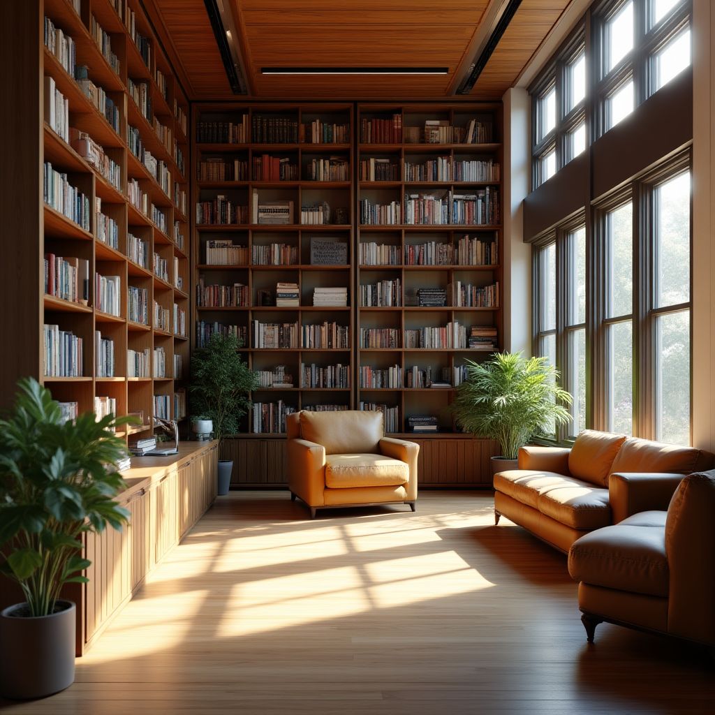 Biblioteca e espaço de estudos da Academia